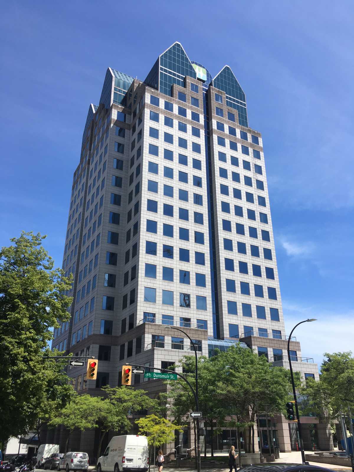 The BC Hydro's head office can house approximately 1,100 company employees.