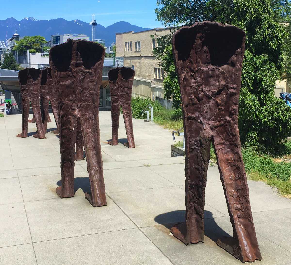 Walking Figures by Magdalena Abakanowicz