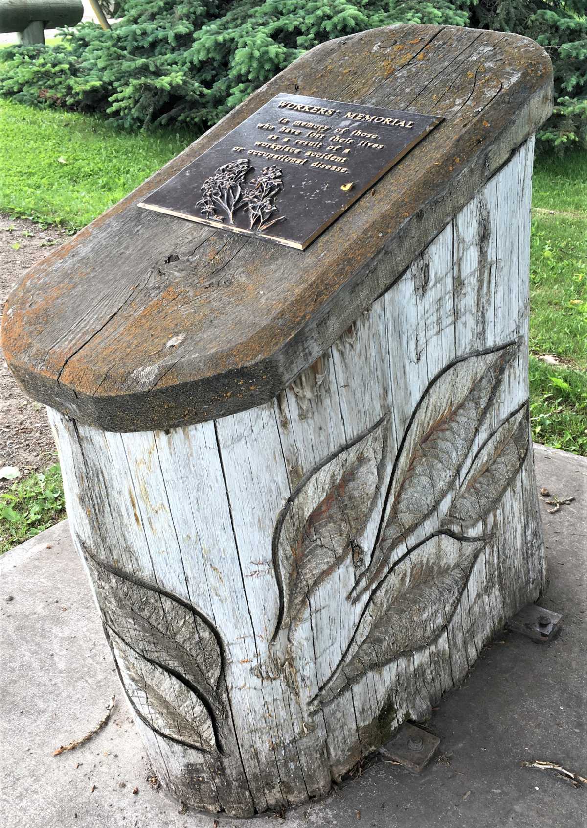 Worker's memorial, in memory of those who perished due to a workplace accident or occupational disease.