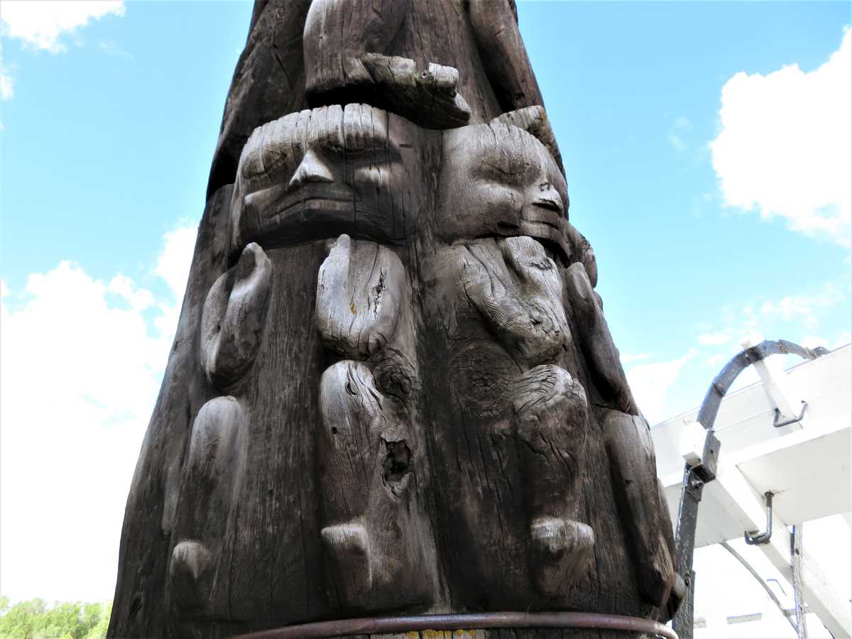 Gitemkaldo's 'Nose Like Coho' Totem