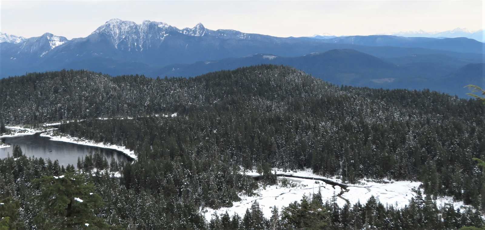 Cheam Peak, Lady Peak, and Knight Peak (Background).