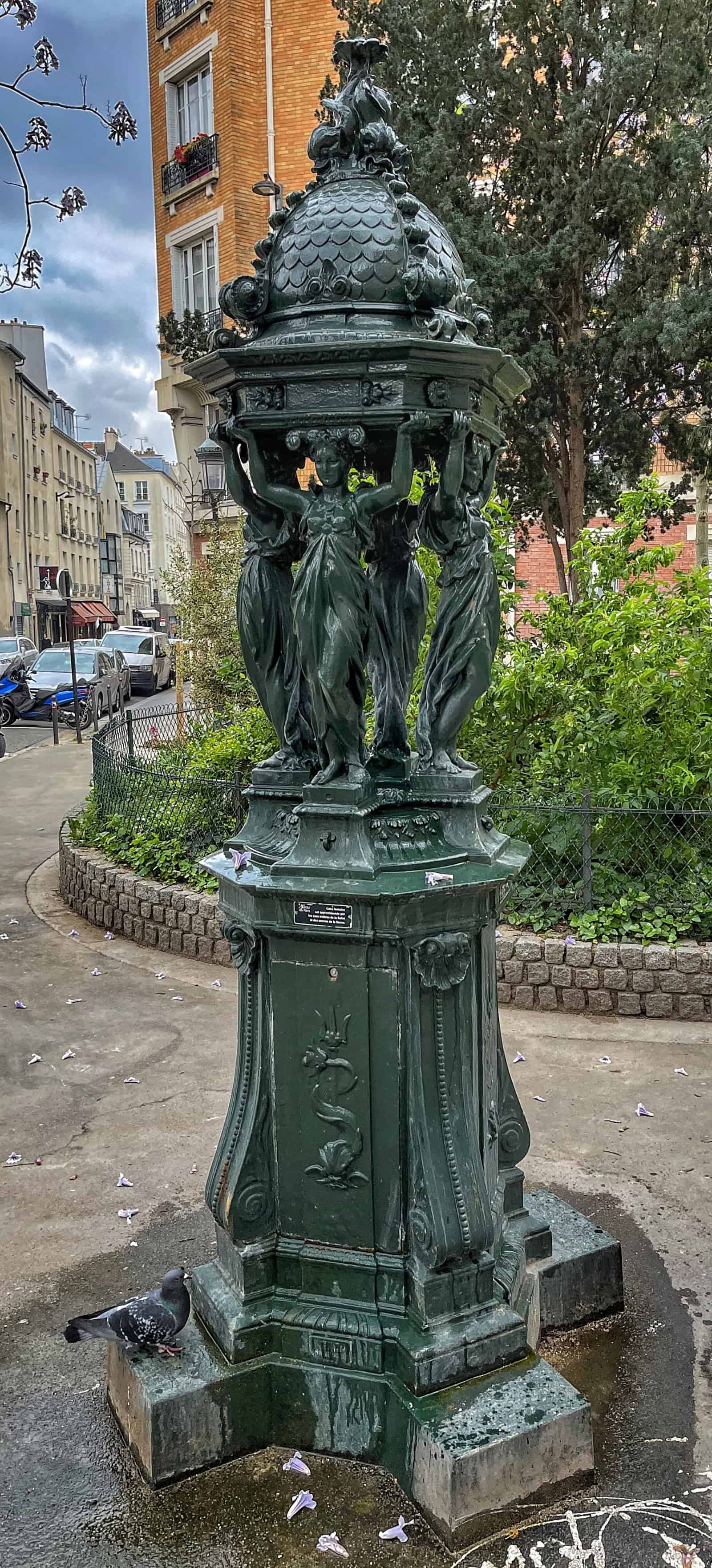 The four caryatids