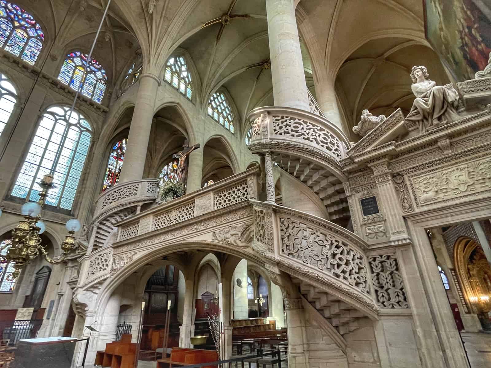 The Jubé, or Rood screen (about 1530) 