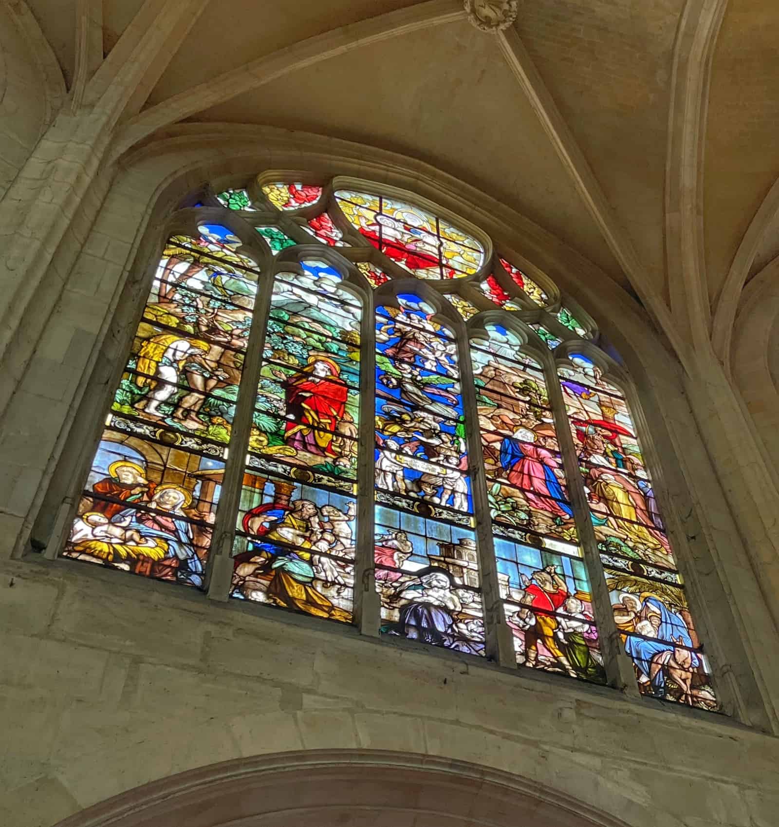 Stained glass window